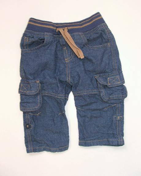 H349 odlehčené rifle s roll up nohavicemi vel. 74, matalan,74