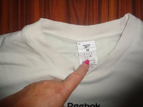 Béžová bavlněná mikina reebok, reebok,m