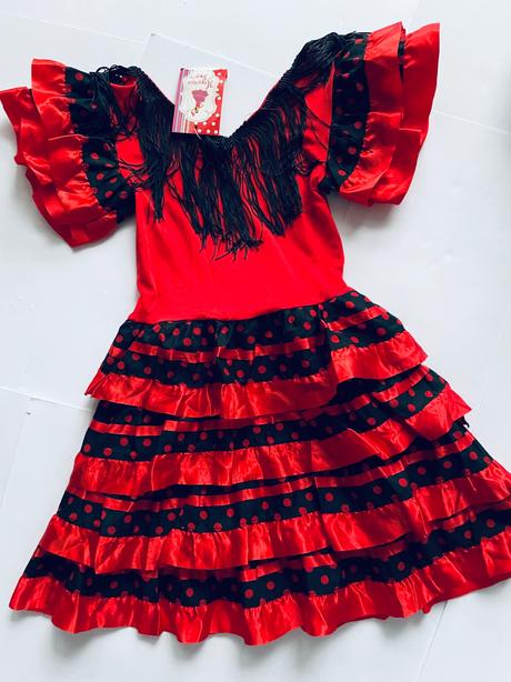 An13/ kostým španělská tanečnice - v.cca 92/98,