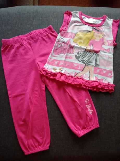 Komplet trička+kalhoty, barbie,104