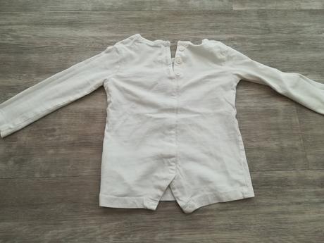 Tričko s rozparkem na zadech, minoti,80