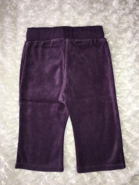 Fialové sametové tepláky h&m, h&m,80
