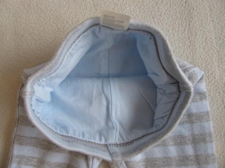 Kojenecké podšité bavlněné kalhotky-vel.50-56, tiny ted,56