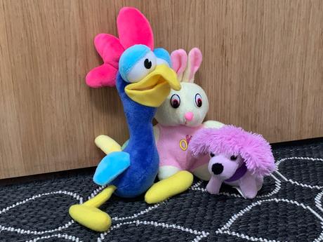 Sada veselých plyšových hračiek, 