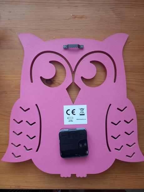 Nástěnné hodiny sova,