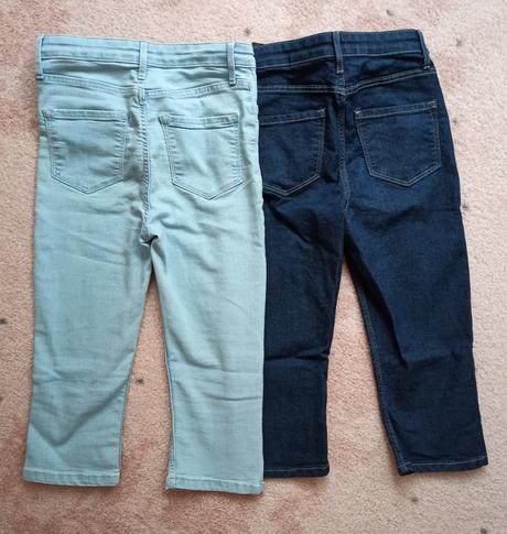 Riflové 3/4 kalhoty vel. 140, h&m,140