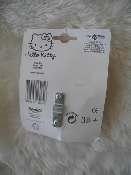 Zvonek na kolo kitty, 