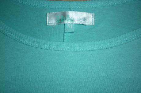 Tyrkysové dámské tričko bershka, bershka,m