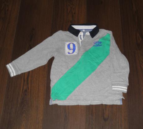 Klučičí polo trička s dl.rukávem - vel.104, marks & spencer,104