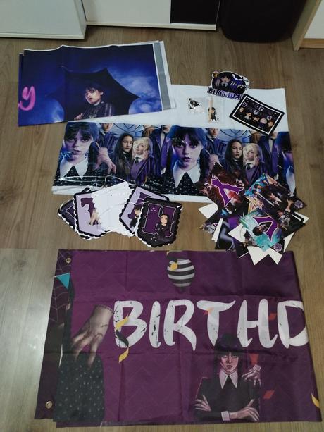 Wednesday výzdoba narozeninová,