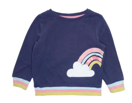 Mikina s duhou vel. 98, nutmeg,98