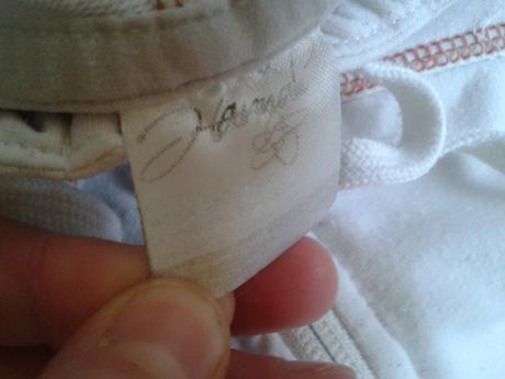 Bílá dámská mikina hannah s červenými prvky, hannah,36