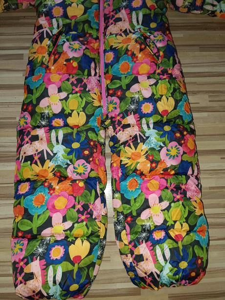 Zimní kombinéza s květy, poníky, koníky 116 next, next,116