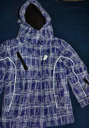 Sportovní zimní bunda v.116,uvnitř fleece, c&a,116