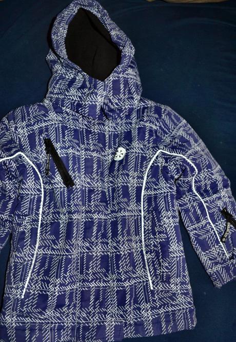 Sportovní zimní bunda v.116,uvnitř fleece, c&a,116