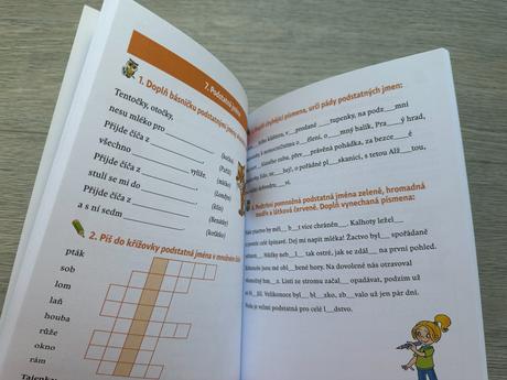 Vyplňovací sešity - 5. třída, matematika, čj, 4 ks,