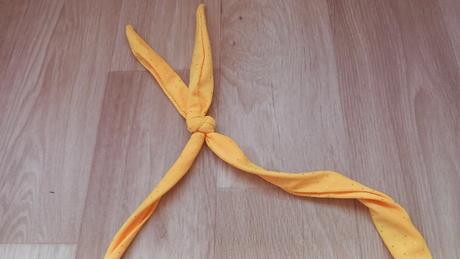 Žlutá plavková push-up podprsenka - cca 85b, l