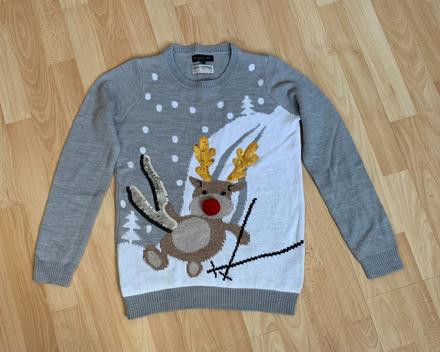 Svetr vánoční f&f vel. 34 (158/164), s