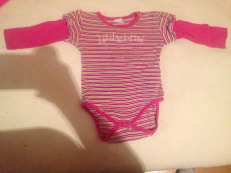 Dívčí body proužky, tup tup,80