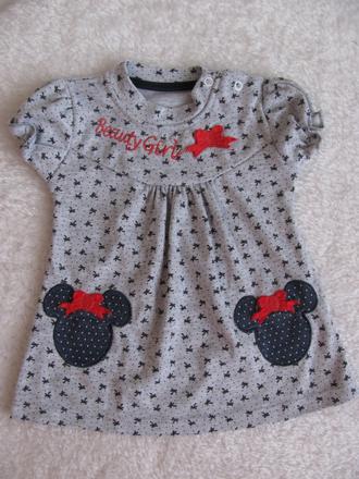 Bavlněné kojenecké šatičky minnie beyaz bebek, 62