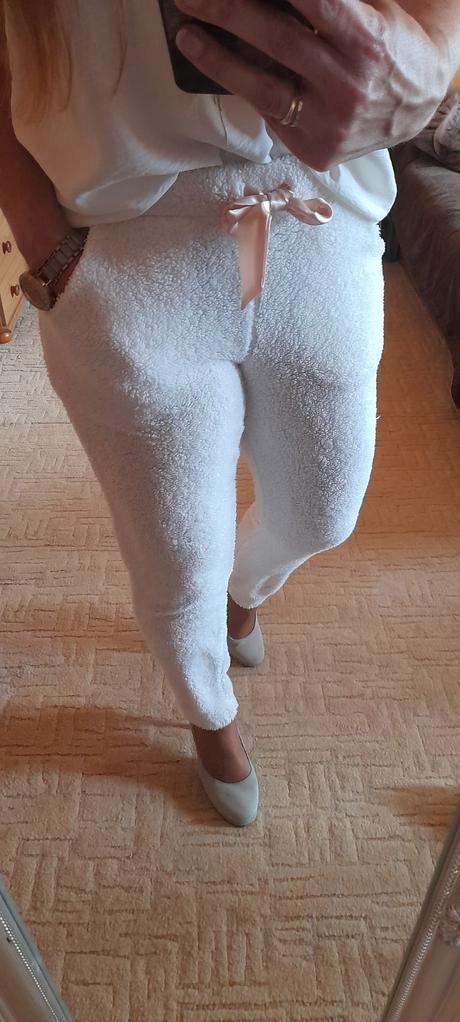 Plyšové ležérní kalhoty s roztomilým detailem, new yorker,s