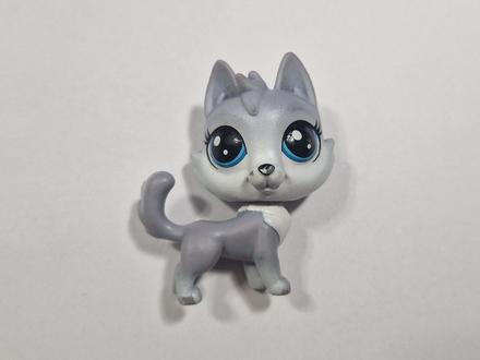 Littlest pet shop šedá kočka, 