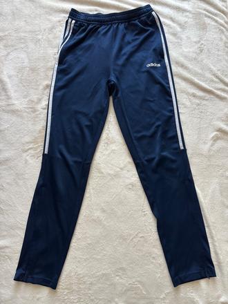 K8/ tepláky sportovní modré - v.13/14 let zn. adid, adidas,164