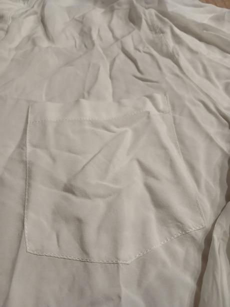 Průsvitná bílá halenka vel. asi xl, xl