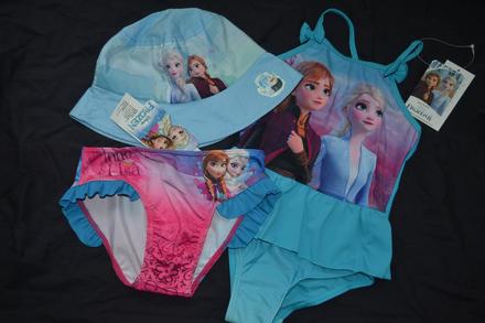 2x plavky frozen,klobouk,v.122, disney,122