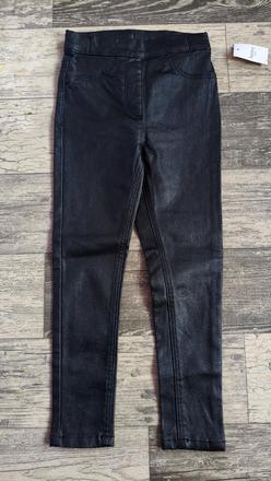 Jegginy dívčí glitrové 104/110, nutmeg,104 / 110