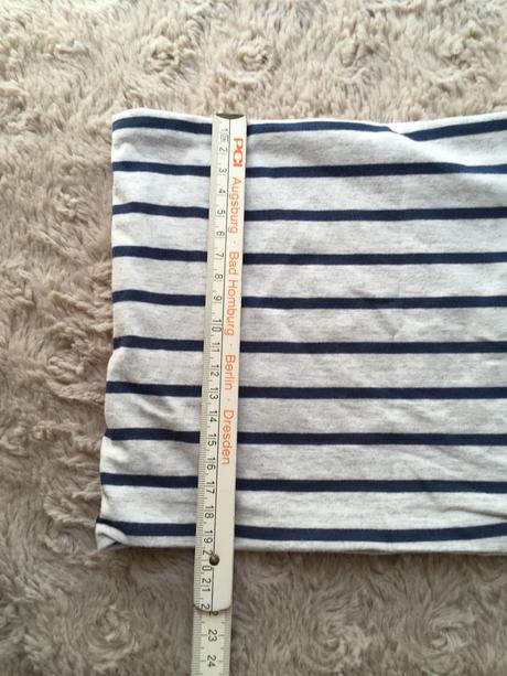 Pruhovaný nákrčník, one size - top stav, 86