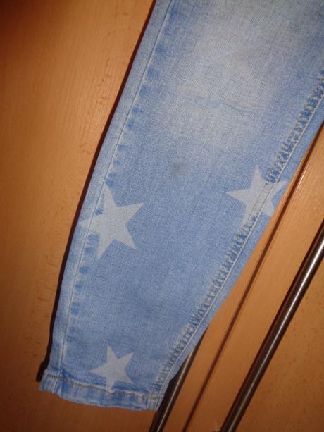 Pružné riflové kalhoty s hvězdami, orsay,l