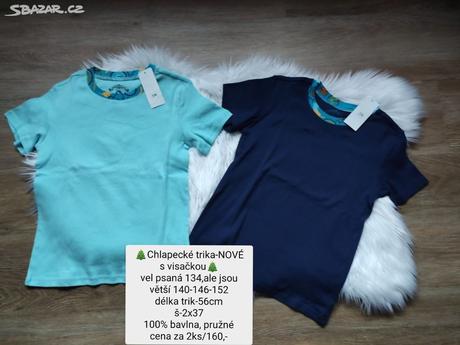 Trika-nové,v.140/146/152-2ks, 146