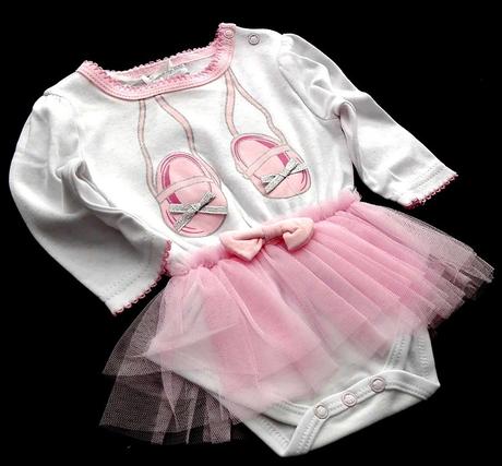 Dětské body s tutu sukýnkou, 62