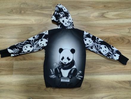 Softshellová bunda crawler panda, 110