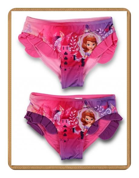 Plavky bikiny princezna sofie vel  92-98, disney,92 / 98