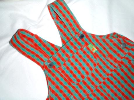 Nepřehlédnutelné oranžovotyrkysové laclíky, baby,74