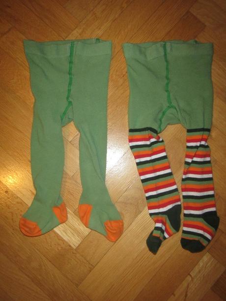 2 pack punčocháče zelené žabky, cherokee,80-86, cherokee,80