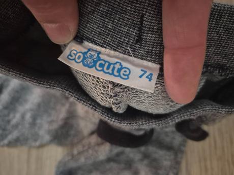 Tepláčky s medvídkem so cute vel. 74, 74