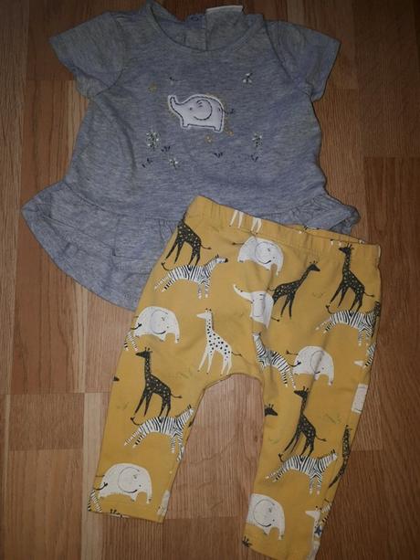 Komplet tunika + legíny next 68, next,68