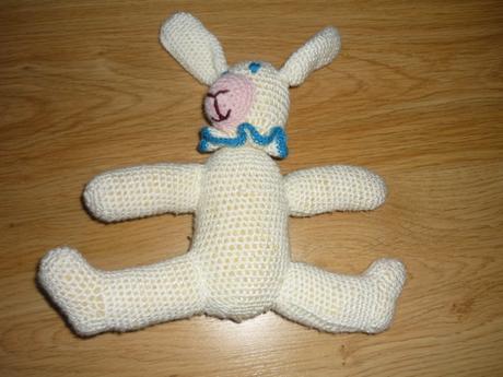 Pletený zajíček,