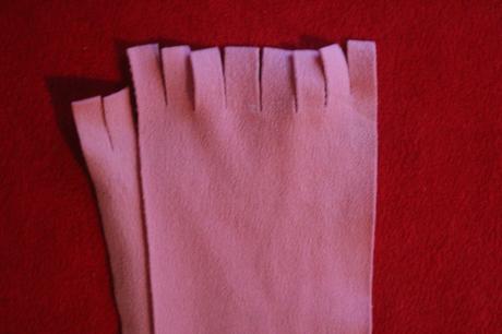 Dívčí stř. růžová šála (vel. 68 - 80, délka 94 cm), 68