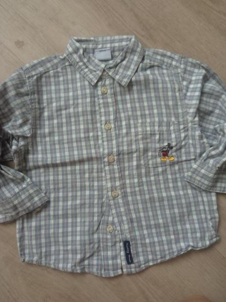 Kostkatá košile, h&m,92