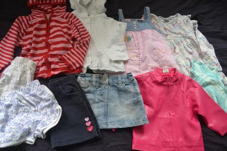 11 x dívčí oblečení next,na 1-3 r., 86–98
