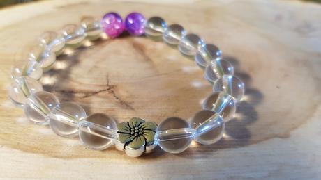 Jarní náramek skleněný, 