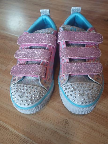 Třpytivé svítící boty skechers, vel. 29, skechers,29