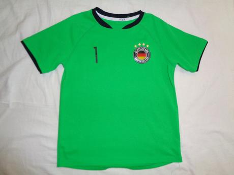 Svítivě zelené dresíkové tričko 134/140, h&m,134