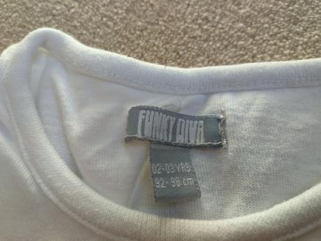 Tričko s krátkým rukávem, funky diva,98