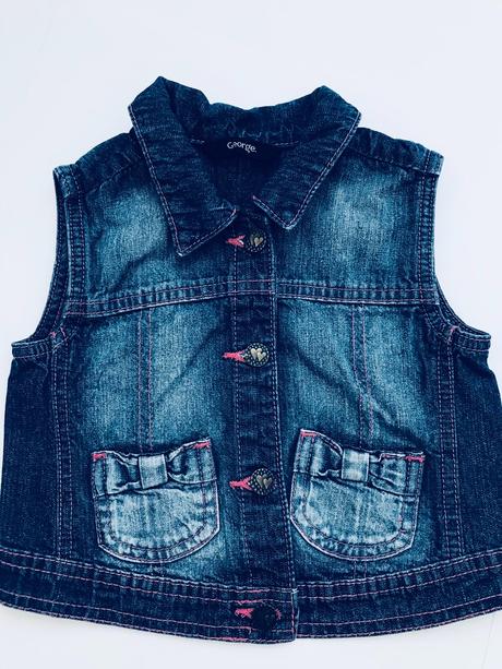 Ob/ džinová vestička - v.3/4 roky, george,104