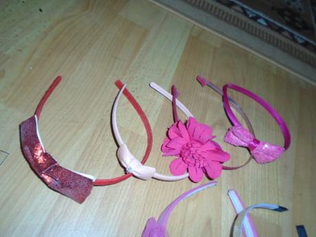 Čelenka 6ks kytičky,